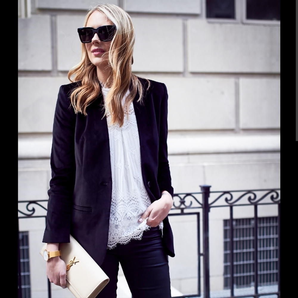 Madewell Women's Velvet Blazer